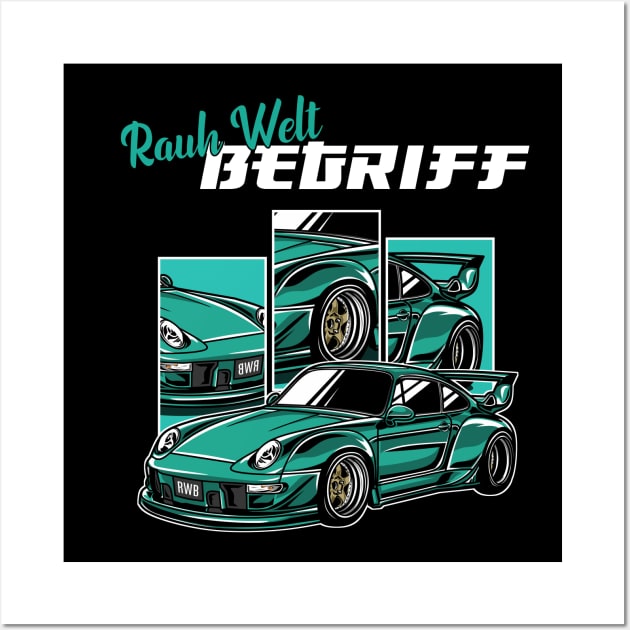 RWB CAR Wall Art by mirailecs